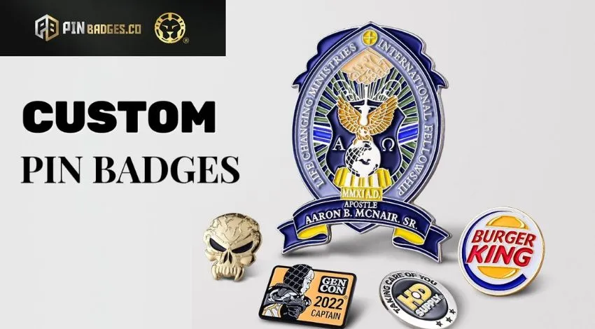 Custom pin badges